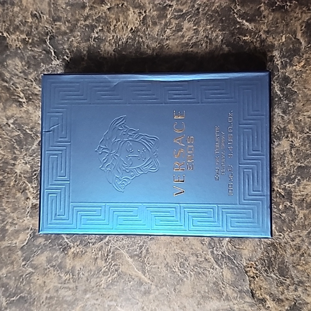 Empty Versace Eros 3.4 oz box